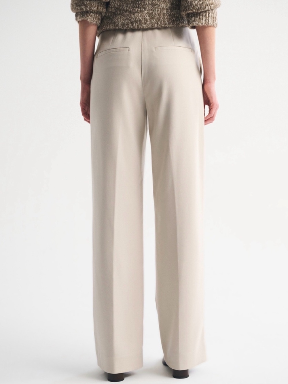 Tall Abercrombie & Fitch Women's Sloane Wide-Leg in Light Ash